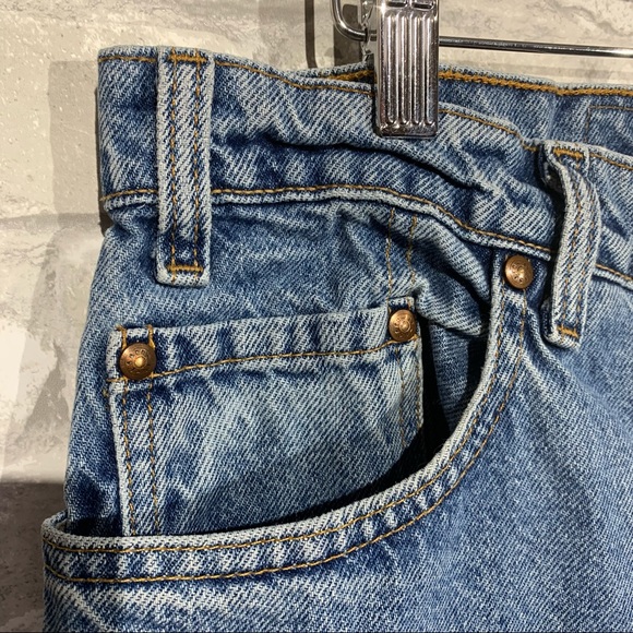 Vintage Levi's 540 Men's 40x30 Brown Tab Relaxed 90's Straight Leg Jean  Cotton - Picture 7 of 11